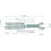 Hubstange links passend für Steyr 540 545 650 658 760 768 8070 8075 135700740415