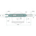 Hydraulische Hubstrebe Sperrblock mit 3/8