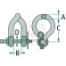 Schäkel gedreht A (mm) 22, B (mm) 33, C (mm) 109