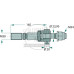 Unterlenker Stabilisator Länge min.-max. (mm): 450-470  Kat.: 1