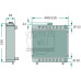 Kühler passend für McCormick / IHC 353 383 423 433 533 633 733 833 1328723C91