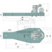 Tragplatte K80® für Massey Ferguson 6460 6465 6470 6475 Claas 510 540 640 6613