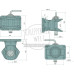 Flanschkupplung für Ford / New Holland 3230 3430 4130 4630 5030 8430 8730 8830