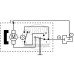 Wischermotor mit Schalter - links - 12 Volt - Winkel Grad 80