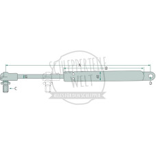 Gasdruckdämpfer Frontscheibe für Case IH 3210 3220 3230 4210 4220 4230 4240 Gasdruckdämpfer Frontscheibe für Case IH 3210 3220 3230 4210 4220 4230 4240