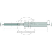 Gasdruckdämpfer A (mm) 100, B (mm) 253,5