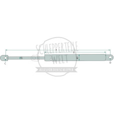 Gasdruckdämpfer Motorhaube für Fendt 207 V+F 312 712 828 939 1050 Favorit 916 926