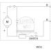 Wischermotor links - 12 Volt - Winkel Grad 110 - Wischblattlänge max. mm 850
