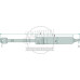 Gasdruckdämpfer für Dachluke 65 Case IH JX MXM Fiat L60 L95 Ford / New Holland TL