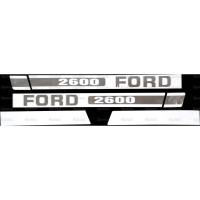 Typenschild - Schriftzug - Aufkleber passend für Ford / New Holland 2600