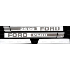 Typenschild - Schriftzug - Aufkleber passend für Ford / New Holland 2600