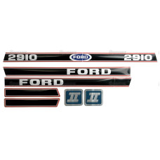 Aufklebersatz Haubenaufkleber Typenschild für Ford / New Holland 2910 Force II