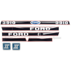 Aufklebersatz Haubenaufkleber Typenschild für Ford / New Holland 3910 Force II