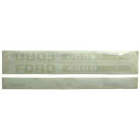 Typenschild - Schriftzug - Aufkleber passend für Ford / New Holland 4600