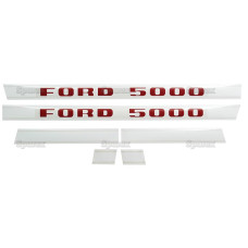 Typenschild - Schriftzug - Aufkleber passend für Ford / New Holland 5000