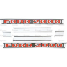 Typenschild - Schriftzug - Aufkleber passend für Ford / New Holland 2000
