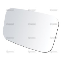 Ersatzspiegelglas - Rechteckig, (konvex), 203 x 130mm für Claas 3193870, Britax