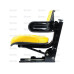 Schleppersitz - Traktorsitz - Sitz Bezug gelb passend für John Deere