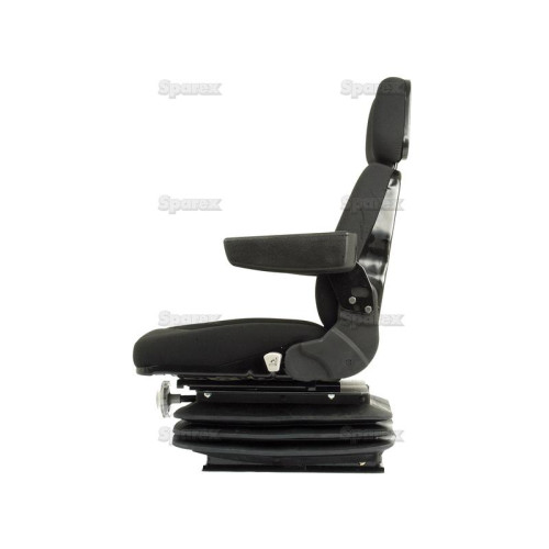 Traktorsitz - Schleppersitz - Sitz Bezug schwarz mechanische Federung