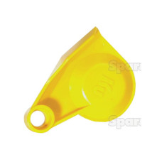 Staubklappe für Druckluftkopf gelb - passend für Zweikreisanlagen-Köpfe