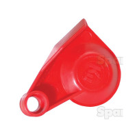 Staubklappe für Druckluftkopf Rot - passend für Zweikreisanlagen-Köpfe