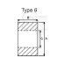 2x Ladezinken-Buchsen - Ø90 x 38mm (Ø50)