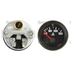 Wassertemperaturanzeige Messbereich 40- 120C - 52mm - 24 Volt mit Beleuchtung