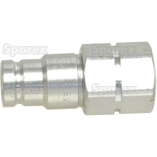 Hydraulikstecker flachabdichtend 3/8'' Gehäusegröße x 3/8'' BSP Innengewinde