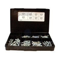 120x Innensechskant-Schrauben Größe: M8 - M20 x 20 - 35mm (DIN 912) - Sortimentskasten