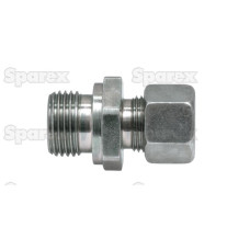 2x G.E.Verschraubung 6L 12x1,5mm Ersatz für PARKER HANNIFIN GE06LM12X1.5CF