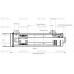 Doppeltwirkender Hydraulikzylinder ohne Endstücke, 35 x 60 x 300mm