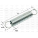5x Zugfedern, Feder Ø22mm, Draht-Ø2.3mm, Länge: 152mm.