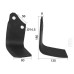 5x Fräsmesser Quadratisch Rechts Ersatz für Maschio NC, PS, Z - 02108430