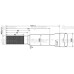 Frontladerzinke - Gerade 810mm, Gewindegröße: M22 x 1.5 (Stern)