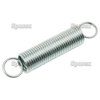 5x Zugfedern, Feder Ø22mm, Draht-Ø2.3mm, Länge: 152mm.
