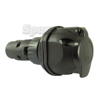 Adapter Spannungswandler für 24 Volt 7 polig Standard- Steckdose auf 12 Volt 7 polig