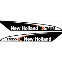 Aufkleber Aufklebersatz Haubenaufkleber Typenschild für Ford / New Holland TM155