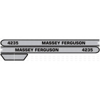 Aufkleber Aufklebersatz Haubenaufkleber Typenschild für Massey Ferguson MF 4235