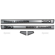 Aufkleber Aufklebersatz Typenschild für Massey Ferguson 390 - 3901083M91