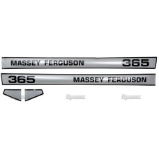 Aufkleber Aufklebersatz Typenschild für Massey Ferguson MF 365 - 3900320M92