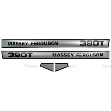 Aufkleber Aufklebersatz Typenschild für Massey Ferguson 390T - 3901084M91