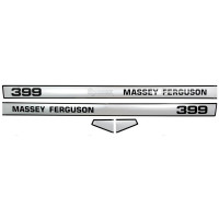 Aufkleber Aufklebersatz Typenschild für Massey Ferguson MF 399 - 3900324M92