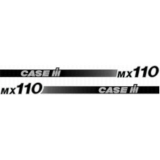 Typenschild - Aufkleber für Case IH / International Harvester MX110
