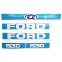 Typenschild - Schriftzug - Aufkleber passend für Ford / New Holland 8210