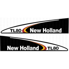 Typenschild - Schriftzug - Aufkleber passend für Ford / New Holland TL80