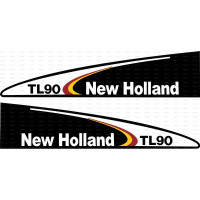 Typenschild - Schriftzug - Aufkleber passend für Ford / New Holland TL90
