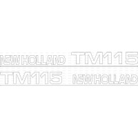 Typenschild - Schriftzug - Aufkleber passend für Ford / New Holland TM115