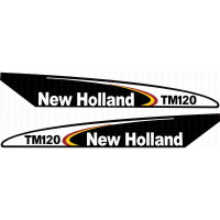Typenschild - Schriftzug - Aufkleber passend für Ford / New Holland TM120