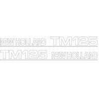 Typenschild - Schriftzug - Aufkleber passend für Ford / New Holland TM125