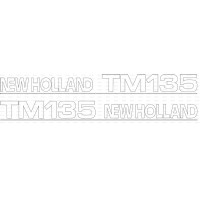 Typenschild - Schriftzug - Aufkleber passend für Ford / New Holland TM135